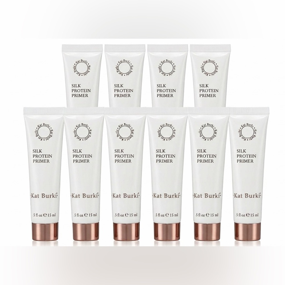 Kat Burki Silk Protein Primer .5oz/15mL Travel Size x 10, NEW